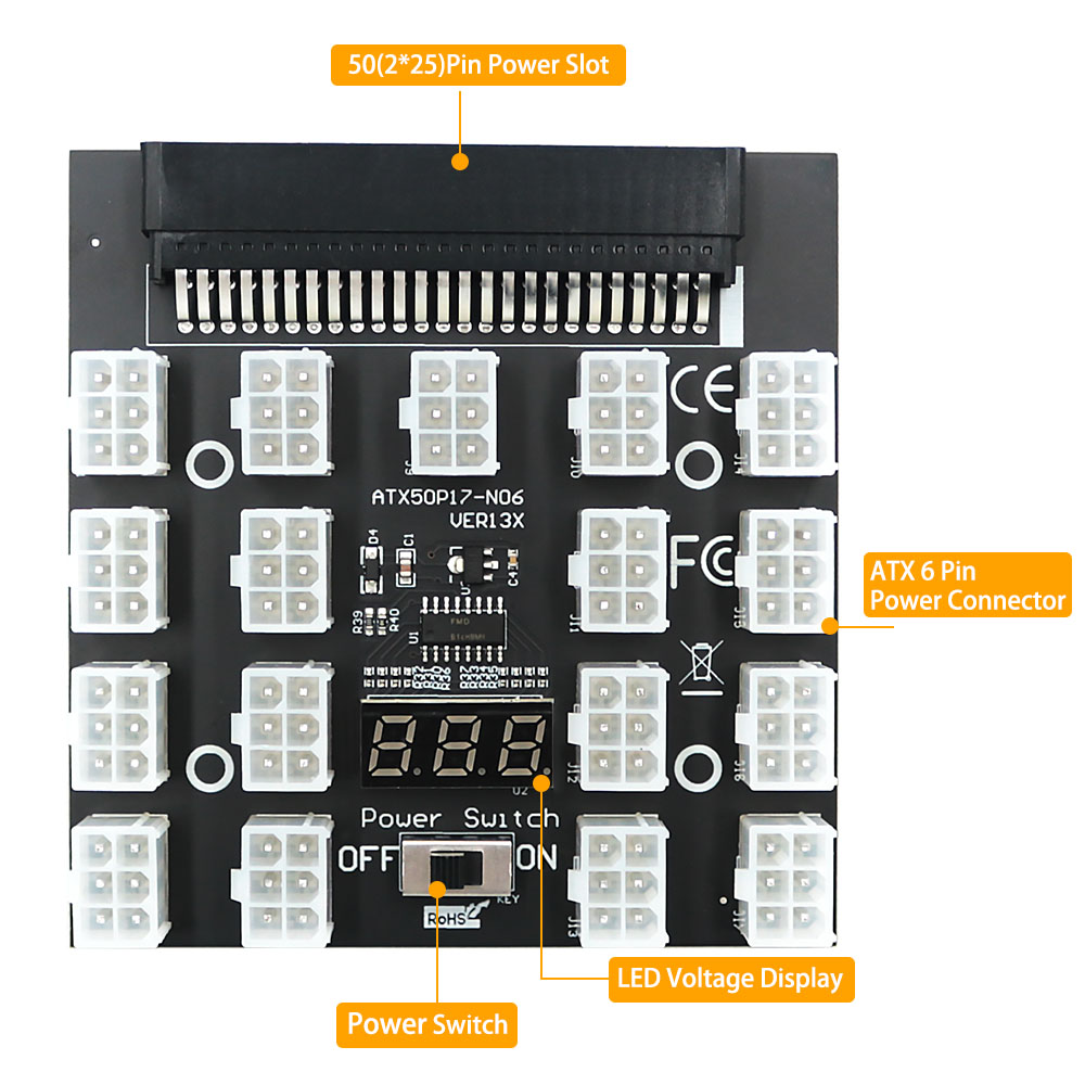 Dành cho bộ nguồn DELL 750W 11 - đánh giá và giá 2400W Server Psu Breakout Board