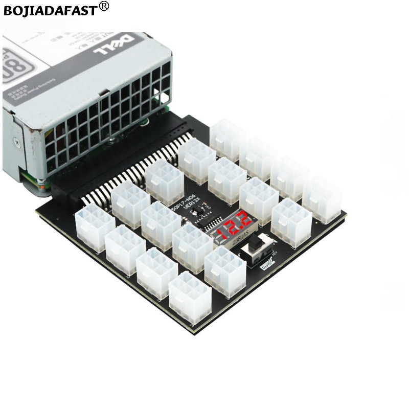 17 * PCI-E 6Pin Connector Serv - đánh giá và giá 2400W Server Psu Breakout Board